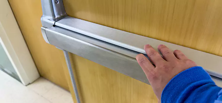 Installing a Push Bar on a Door Weymouth